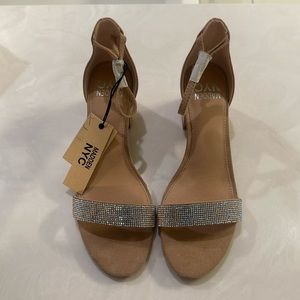 Madden NYC Block Heel City Sandals